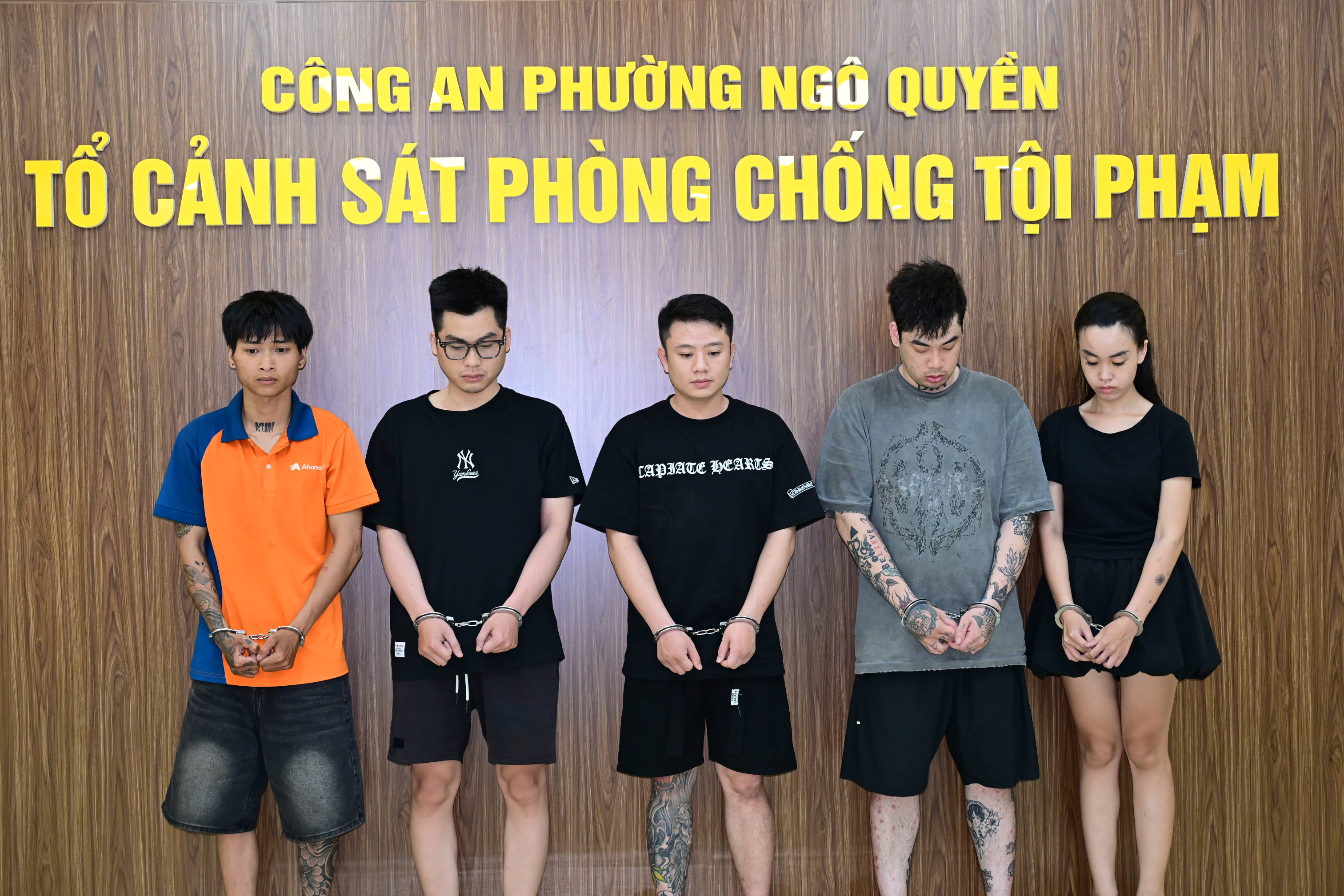 Công an phường Ngô Quyền: Triệt phá ổ nhóm 06 đối tượng về hành vi mua bán trái phép chất ma tuý